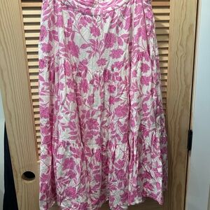 Floral Pink Skirt